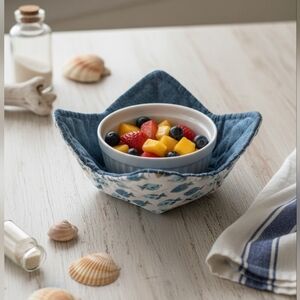 Cozies Upcycled Jeans Molly Made It Design Hand Crafted Swimming Fish